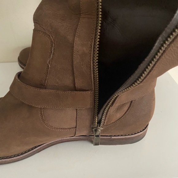 Cole Haan Leather  Nike Air Tall Riding Boots  10 - Picture 7 of 14